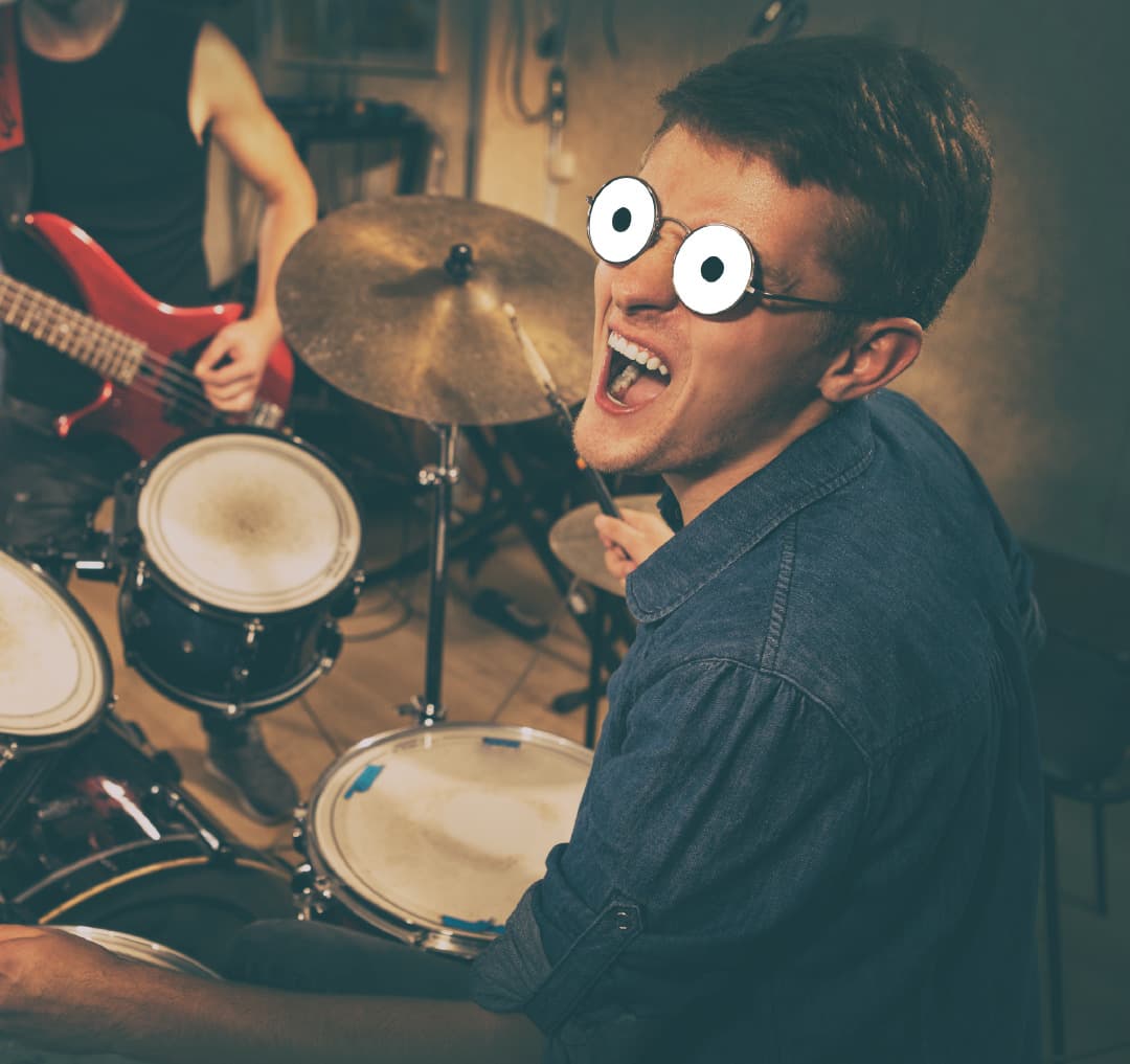 Musicians performing